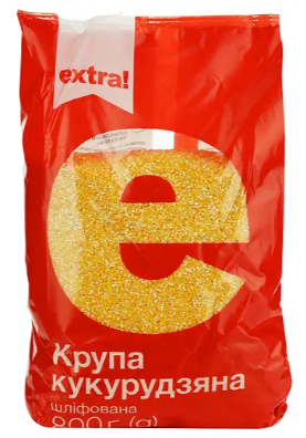 Крупа кукурудзяна Extra! шліфована, 800 г